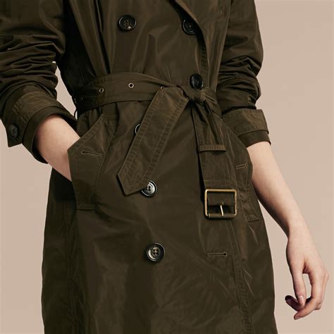 burberry trenchcoat olive|Burberry trench coat removable lining.